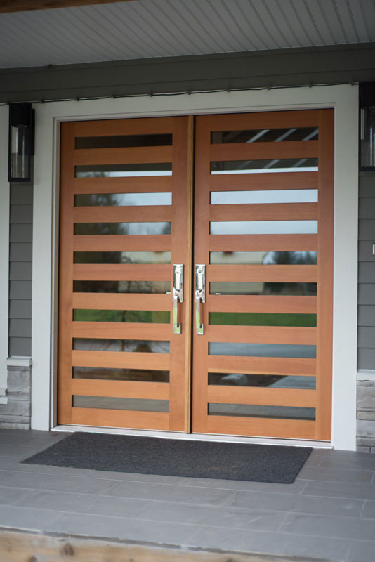 Custom fir front door